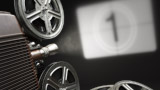 Film camera showing movie on the screen - thumbnail