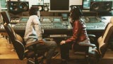 Pop music producers on the sound recording studio - thumbnail